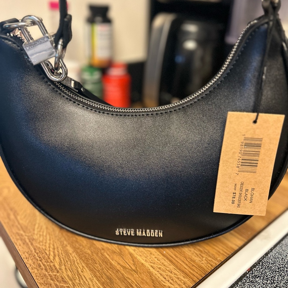 Steve Madden Black Shoulder Bag